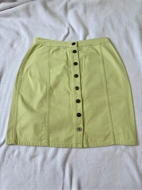 Christopher and Banks Button Down Skirt
